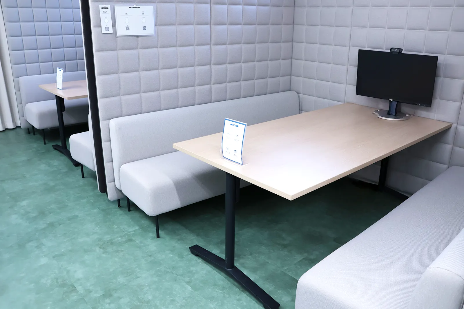 商談ブース |「副資材、パーツ販売の老舗- 株式会社カジテック