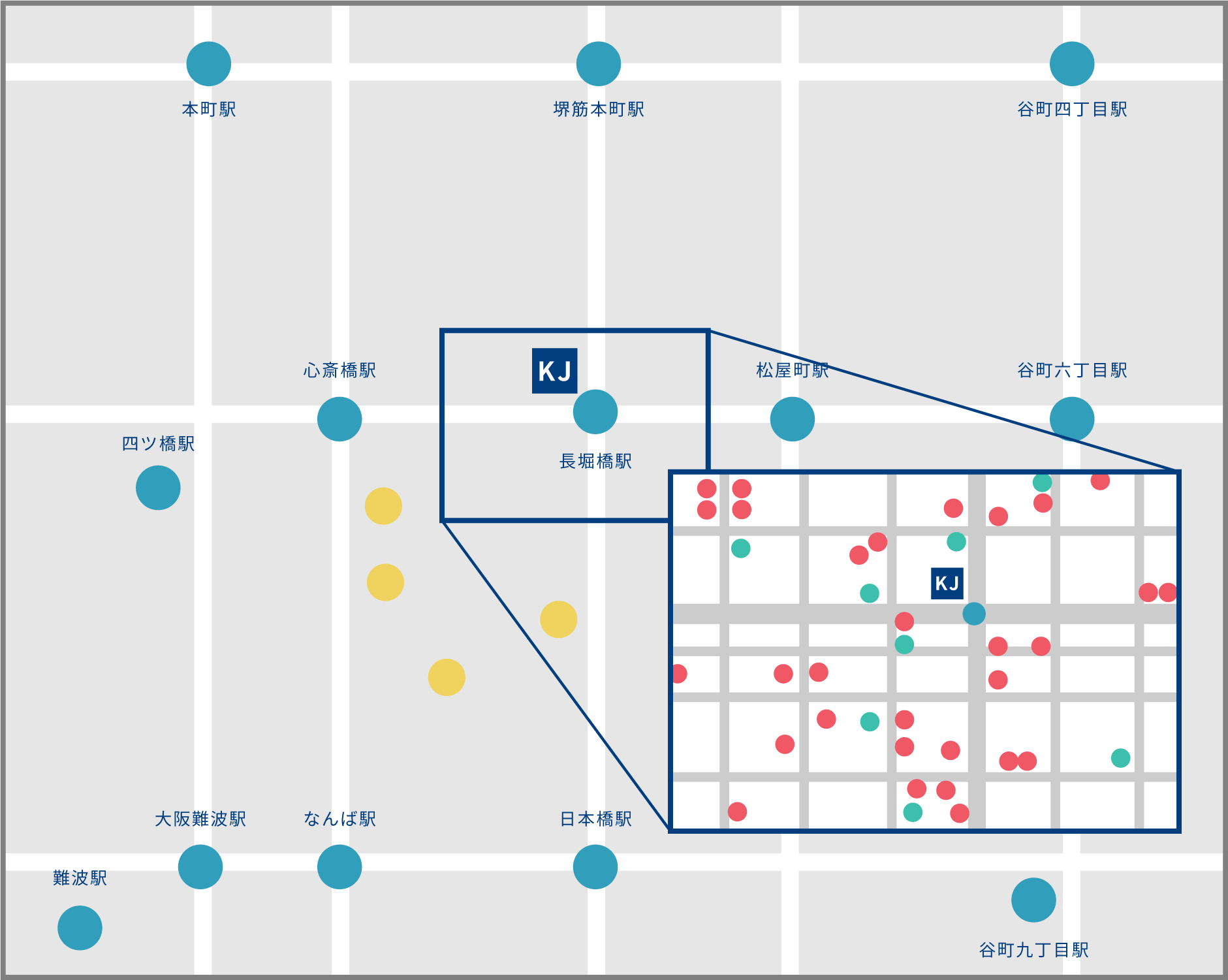 カジテック本社周辺MAP |「副資材、パーツ販売の老舗- 株式会社カジテック