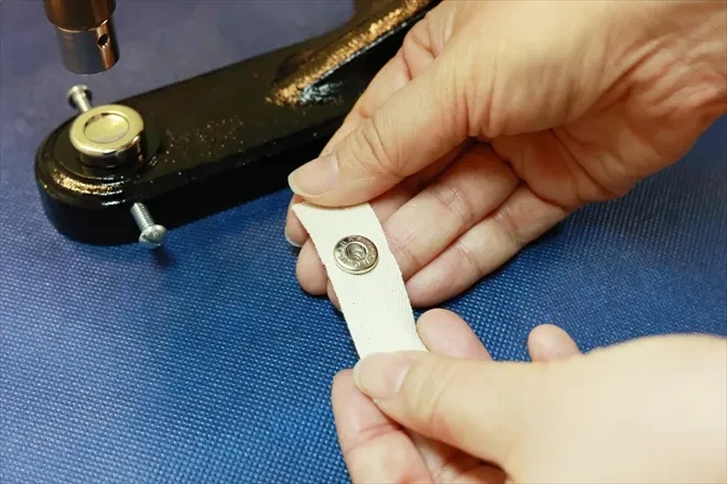 ホック　取付　完成
